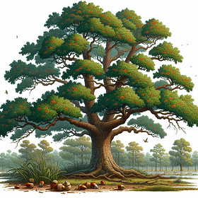 Quercus michauxii