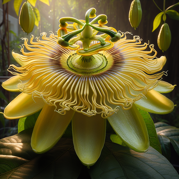 Passiflora lutea