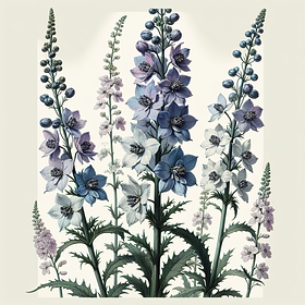 Delphinium carolinianum ssp. virescens