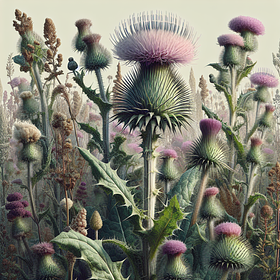 Cirsium discolor